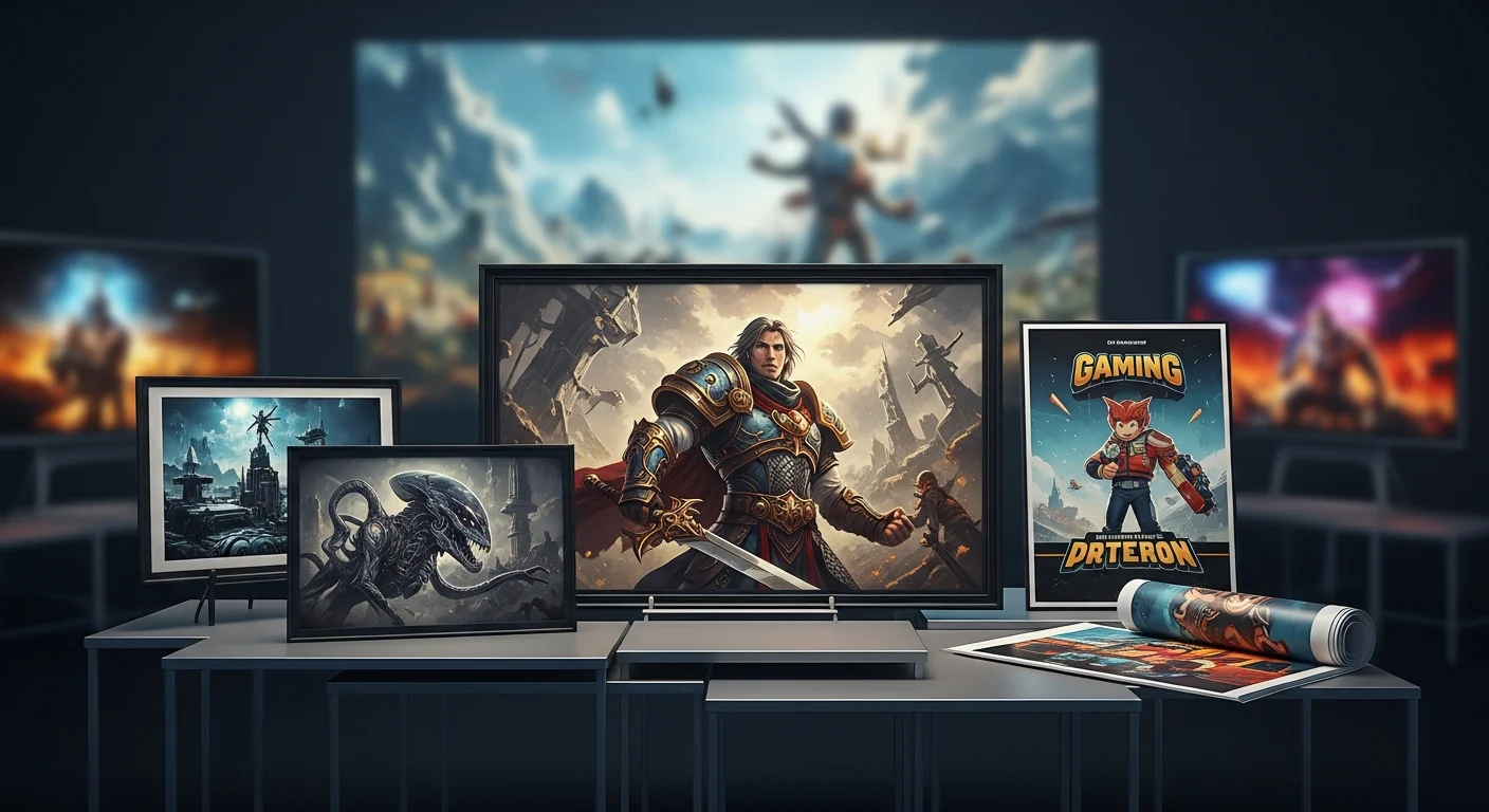 Abstract digital landscape